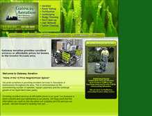 Tablet Screenshot of gatewayaeration.com